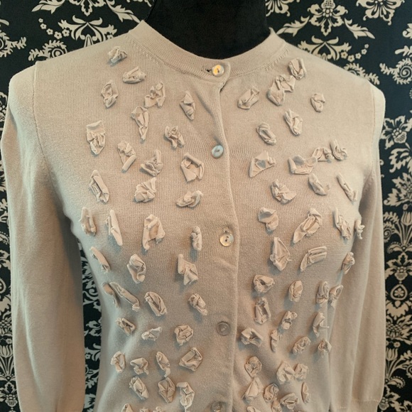 🦇 Vintage DownEast Flower Cardigan 🦇 - Picture 2 of 8